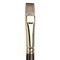 Winsor & Newton Monarch Mongoose Brush - Flat, Long Handle, Size 10